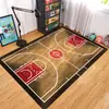 Alfombra de Terciopelo de Cristal para Cancha de Baloncesto, Resistente a la Suciedad, Resistente al Desgaste, Alfombra de Sala de Estar, Uso Doméstico en Áreas Grandes, Cobertura Completa, Alfombra para Mesita de Noche de Dormitorio