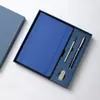Caja de Regalo con Cuaderno de Espiral para Reuniones de Oficina de Negocios, Bloc de Notas A5 con Logo Personalizable, Recuerdo de Evento