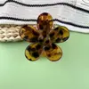 Accesorios de Pinza para el Cabello de Flor de Celebridad de Internet Transfronterizos, Pinza de Garra Grande de Flor Hueca para Peinados Recogidos y Coletas, Pasador de Comercio Exterior de Amazon