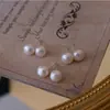 Pendientes Pequeños de Perla de Agua Dulce Natural con Aguja de Plata S925 Pendientes de Plata de Ley para Mujer 2024 Nuevas Explosiones Pendientes