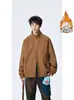 2026 HJ26007 forrada de polar, sin sombra, talla grande, engrosada, chaqueta elegante, tallas M-5X, HM26808 - Especial P39