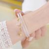 Pulsera Navideña Esmaltada Paso a Paso Pulsera para Novia Nafu Suzuki Fresca Simple de Nicho Lujo Ligero Pulsera para Niñas