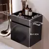 Armário de Ferramentas para Barbearia Carrinho de Ferramentas para Salão de Cabeleireiro Armário Carrinho de Cabeleireiro Aço Inoxidável Armário de Trabalho para Salão Bancada de Armazenamento