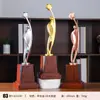 Trofeo Popular de Estrella de Cinco Puntas de Aleación de Zinc Chapado en Metal Premios Artesanía Metálica Adorno de Estrella Insignia