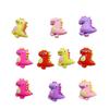 Nuevos accesorios de resina de dinosaurio pequeño de dibujos animados, funda para teléfono, llavero colgante, material para joyería DIY al por mayor