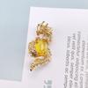 Mid-ancient cristal Zodíaco dragão broche de alta qualidade nicho high-end corpete vintage anti-exposição pin acessórios de vestuário