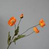 Flor Artificial Cor de Outono Americano Flor de Papoula Retrô Flor para Foto de Viagem Segurar Flor Fotografia Casa Casamento Sala de Estar Pulet