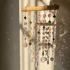 Carrillón de Viento de Cristal Soñador Colgante Ventana Habitación Arcoíris Iridiscente Adorno Colgante Decoración de Pared Atrapasoles Regalo Mecanismo