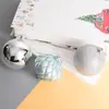 Bola de Navidad Galvanizada de Plástico Colgante de Bola de Polvo 8cm 12 Piezas Bola de Navidad de Forma Especial Decoraciones Navideñas para Árbol