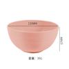 Conjunto de Louça de Palha de Trigo Pratos Simples Criativo Casa Tigela de Arroz Infantil Sobremesa Macarrão Instantâneo Tigela Grande de Plástico