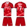 Camisa de Futebol Personalizada Manga Curta Secagem Rápida Treino Competição Roupa de Time Masculina Adulto Térmica Sublimação Traje de Futebol Personalizado