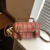 Bolsa de Cuadros Súper Popular de Comercio Exterior para Mujer 2025 Nueva Bolso Cruzado Versátil Casual Bolso de Mano de Moda y Exquisito Bolso Cuadrado Pequeño
