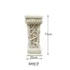 Maceta de Columna Romana Estilo Europeo, Decoración Exterior Romana Retro Europea, Exhibición de Balcón, Sala de Estar Patio Recto Metabo