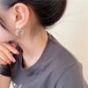 Retro Metal Brincos de Amor para as mulheres personalidade da moda brincos ocos simples estilo frio atacado brincos quentes para as mulheres