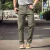 Calça casual de rua estilo americano para homens, nova coleção outono 2026, calça stretch versátil, calça longa reta para trabalho