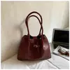 Bolso Tote para Viajar para Mujer 2025 Invierno Nuevo de Moda Aspecto de Alta Calidad Bolso de Hombro Retro Bolso de Mano de Moda para Compras