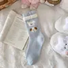 Calcetines Térmicos de Terciopelo Australiano para Mujer de Media Pantorrilla Otoño e Invierno Engrosados Cálidos Lindos Cachorro Suaves Cerosos Versátiles Calcetines para el Piso del Hogar