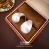Brincos de Tarraxa Geométricos Escovados Moda Europeia e Americana Agulha de Prata Estilo Minimalista Único Elegante de Nicho Brincos de Luxo Leve