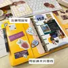 A6 Mancha Macarrón Carpeta de Hojas Sueltas Cuaderno Semanas Venta Directa de Fábrica Almacenamiento Portátil