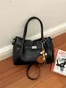 Bolso de cubo casual de moda transfronterizo 2025 otoño e invierno nuevo bolso de hombro con textura retro bolso de mano de personalidad bolso tote