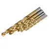 Juego de 5 Brocas Helicoidales de Acero de Alta Velocidad 4-10 mm para Taladro Eléctrico, Adecuado para Perforar Acero Inoxidable, Placa de Hierro, Aleación de Aluminio, con Broca de Cobalto