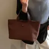 Bolsa de Hombro Relajada Estilo Coreano para Mujer 2026 Nuevo Modelo Estilo Perezoso Retro Gran Capacidad para el Trabajo y los Viajes Bolso de Mano de Moda