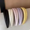 Diadema de Satén de Seda Texturizada de Caña Alta para Mujer, Diadema Versátil de Primavera y Verano, Accesorio para el Cabello Moderno y Elegante
