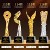 Trofeo de Cristal de Resina Nuevo 2025 Medalla Hecha a Medida Atmosférico de Gama Alta Creativo Campeón de Concurso de Canto Niños