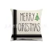 Fundas de Almohada Navideñas Estilo Europeo y Americano con Dibujos Animados Divertidos Impresos, Fundas de Almohada Creativas con Frases en Inglés al por Mayor