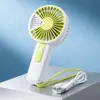 2026 Novo Modelo Ventilador Portátil de Mão de Alta Potência com Três Velocidades, Ventilador Pequeno Recarregável por USB para Dormitório Estudantil, Mesa, Atacado