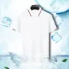 Camiseta de manga corta Polo para hombre Verano 2023 Nuevo Cuello Solapa Delgado Top de Algodón Mercerizado para Hombre Ropa Casual