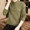 Suéter Fu Guang 2024 nuevo, estilo chino, bordado, cuello alto, para hombre, entrega de una pieza