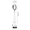 Cuchara de acero inoxidable 304 al por mayor, cuchara para postre, cuchara comercial para el hogar, tenedor para fruta, cuchillo para carne, tenedor, cuchara, logo personalizado