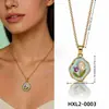Flor de Perla Popular Transfronteriza Esmalte Acero de Titanio Diseño de Nicho Joyería de Exportación Accesorios de Collar de Gama Alta para Mujeres Verano