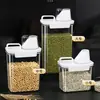 Contenedor Sellado para Almacenamiento de Granos, Cubo de Arroz para Cocina, Contenedor Espesado a Prueba de Insectos para Harina, Taza Medidora, Frasco de Almacenamiento, Caja a Prueba de Humedad para Mantener Frescos Frutas Secas