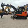 Escavadeira de Esteiras de Engenharia de 8 Toneladas Projeto de Nivelamento de Beco Mini Escavadeira Multifuncional Construção de Casas Escavadeira Hidráulica