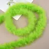 Tira de plumas planas de color directo de fábrica Tira de lana de pavo materiales de decoración manualidades regalo de Navidad DIY