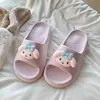 Pantuflas de Fondo Suave para Dormitorio Estudiantil EVA para Mujer con Aumento de Altura Suela Súper Gruesa Tacto Suave para Uso en Exteriores Antideslizantes Sin Olor Chanclas para Pies Estilo ins