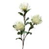 Almofada de agulhas de flor artificial com conteúdo Yang flor de fogo africana crisântemo flor falsa casamento plástico