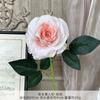 Rosa Simulado de Flor Única Falsa Flor de Piso para Boda Salón de Bodas Flor Artificial Decorativa de Gama Alta Flor Artificial de Plástico