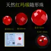 Cuentas de Cristal de Forma Irregular Natural Ágata Roja Cristal Piramidal Amarillo Cuentas Facetadas Accesorios para Pulsera de Cuentas DIY