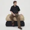Camisa asimétrica de botones diagonales de estilo chino, nueva y moderna para hombre de verano, suave y con caída, corte holgado, camisa elegante para hombres jóvenes