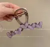 2025 Nuevo Clip Grande de Alta Gama para el Cabello para Mujer, Diseño Simple, Clip Ondulado de Tiburón, Pasador para la Parte Posterior de la Cabeza