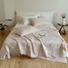 Colcha de Verano de Gasa de Doble Capa 100% Algodón Clase A, Lavable a Máquina, Individual/Doble, Colcha de Algodón Puro para Dormitorio de Estudiantes, Colcha Fina de Verano