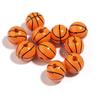 Bola Esportiva de Madeira Contas Beisebol Basquete Futebol Vôlei Contas DIY Acessórios de Decoração de Pulseira