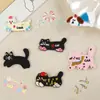 Venta Directa de Fábrica Popular Divertido Cachorro Autoadhesivo Bordado Etiqueta Parche Accesorios Accesorios para Ropa Funda de Teléfono Móvil Parche de Tela
