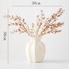 Shumen Simples Criativo Decorativo Moderno Creme Cerâmica Vaso Flores Secas Flores Sala de Estar Corredor Casa Nova Ornamentos de Flores