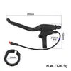 Patinete Eléctrico con Manillar Impermeable Palanca de Freno Izquierda y Derecha Palanca de Freno de Aleación de Aluminio para Bicicleta de Montaña Palanca de Freno para Bicicleta Plegable