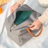 Nueva Bolsa de Almuerzo Modelo Transfronterizo para Estudiantes de Primaria, Bolsa Térmica, Lonchera, Bolsa Tote, Bolsa Bento, Bolsa Refrigeradora, Portátil