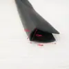 Tira Selladora de Borde de Goma en Forma de U Lámina de Acero Inoxidable Decorativa Protección de Bordes de Vidrio Tira Selladora Anti-Rayaduras Fabricante Venta al por Mayor